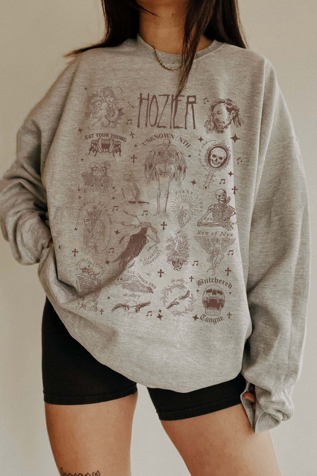 Hozier Unreal Unearth Tracklist Sweatshirt
