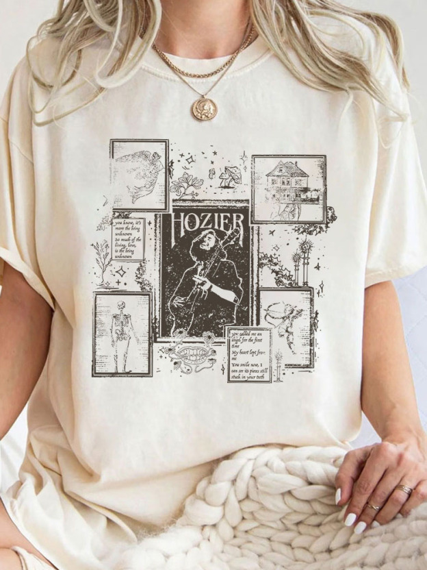 Retro Hozier Unreal Unearth Song Shirt