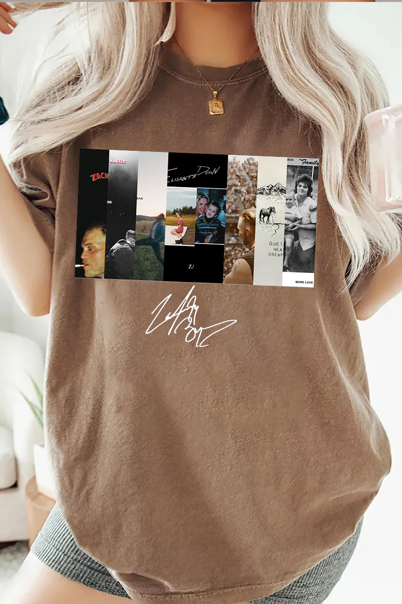 Zach Bryan Collection With Signature  Shirts
