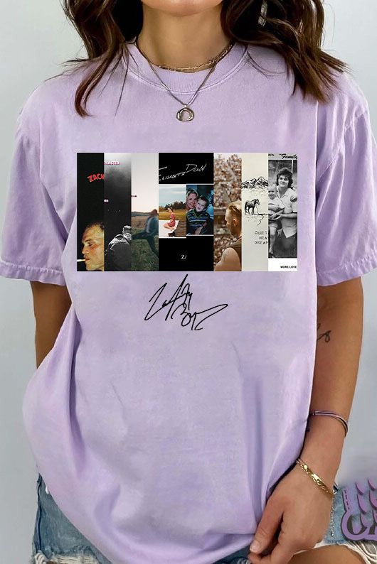 Zach Bryan Collection With Signature  Shirts