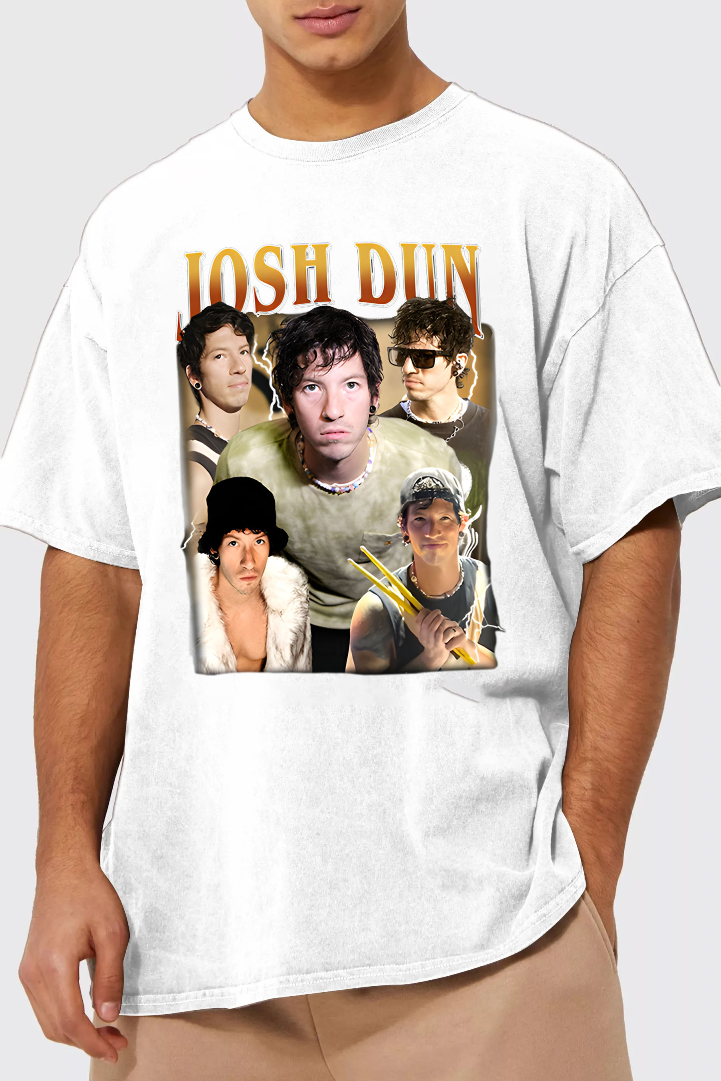 Limited Josh Dun Vintage Shirt-MEN