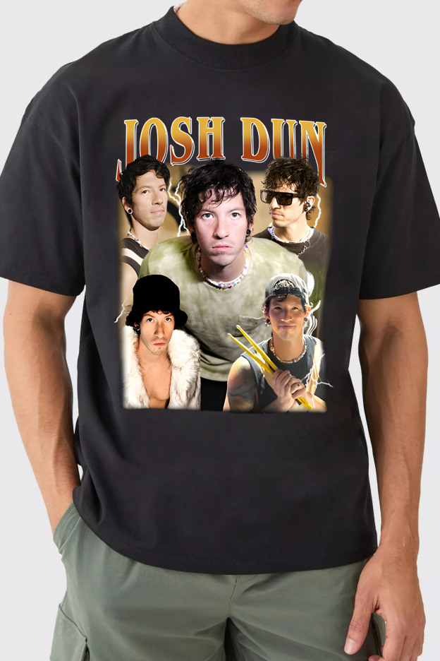 Limited Josh Dun Vintage Shirt-MEN