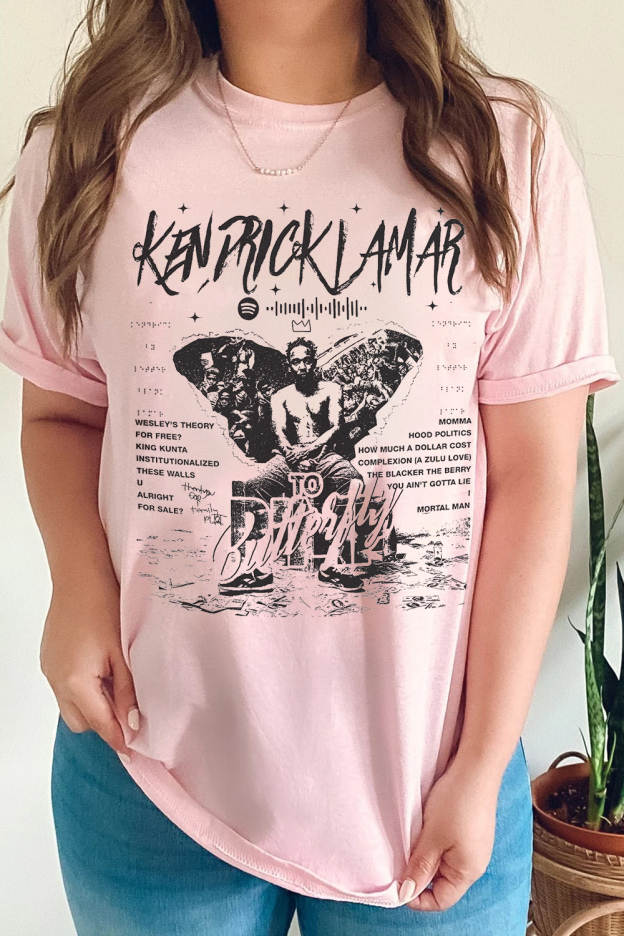 Kendrick Lamar Butterfly Album  Vintage – Shirt