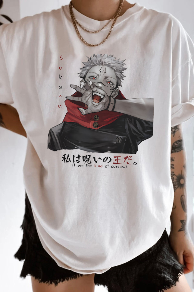 Jujutsu Kaisen Sukuna Vintage Shirts