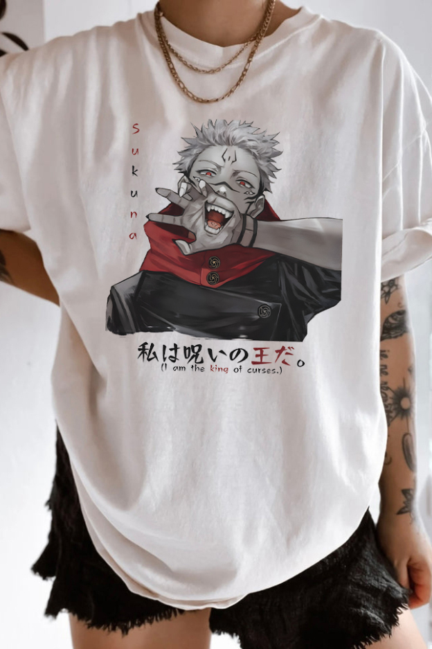 Jujutsu Kaisen Sukuna Vintage Shirts