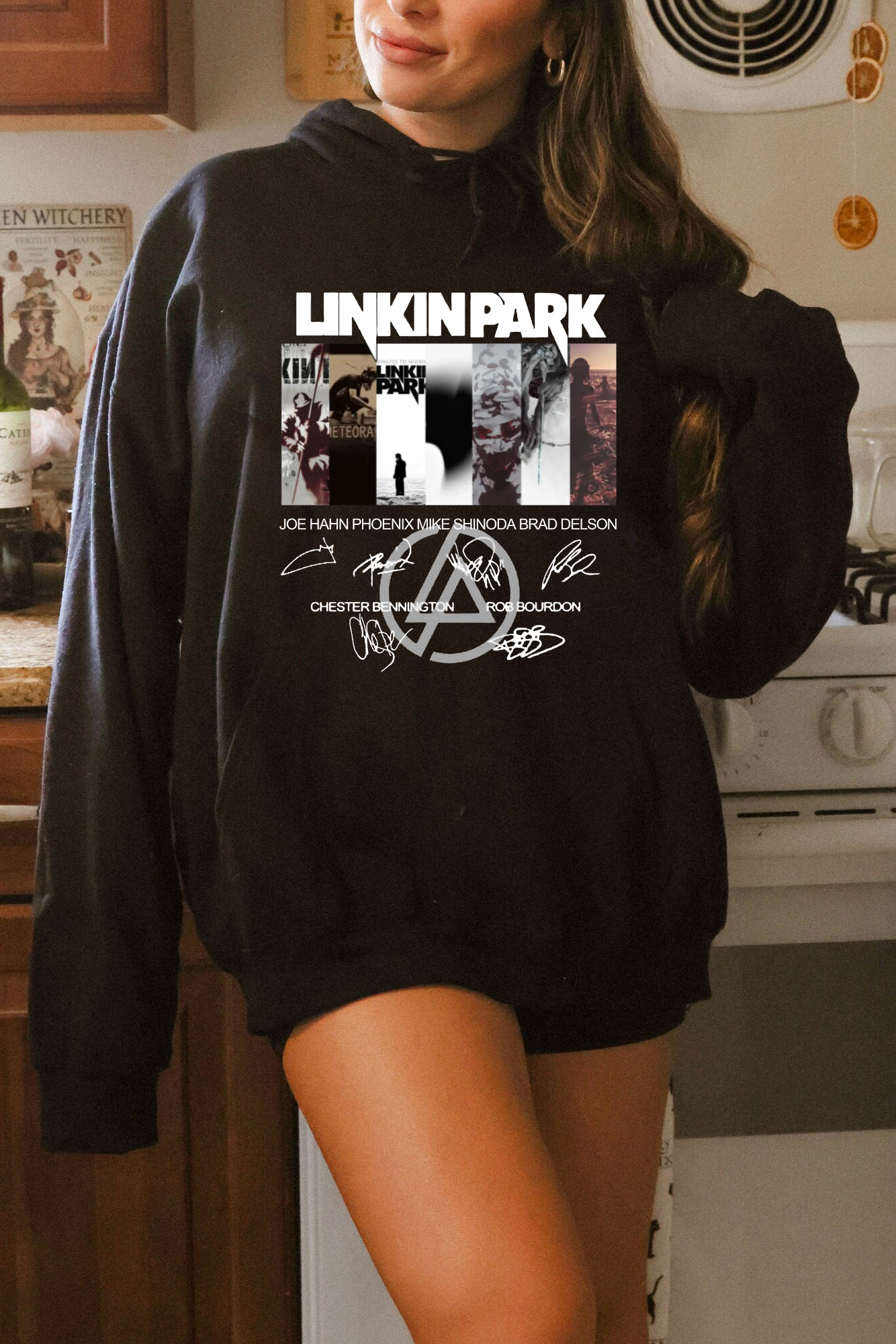 LP Logo Signatures Hoodies For Women