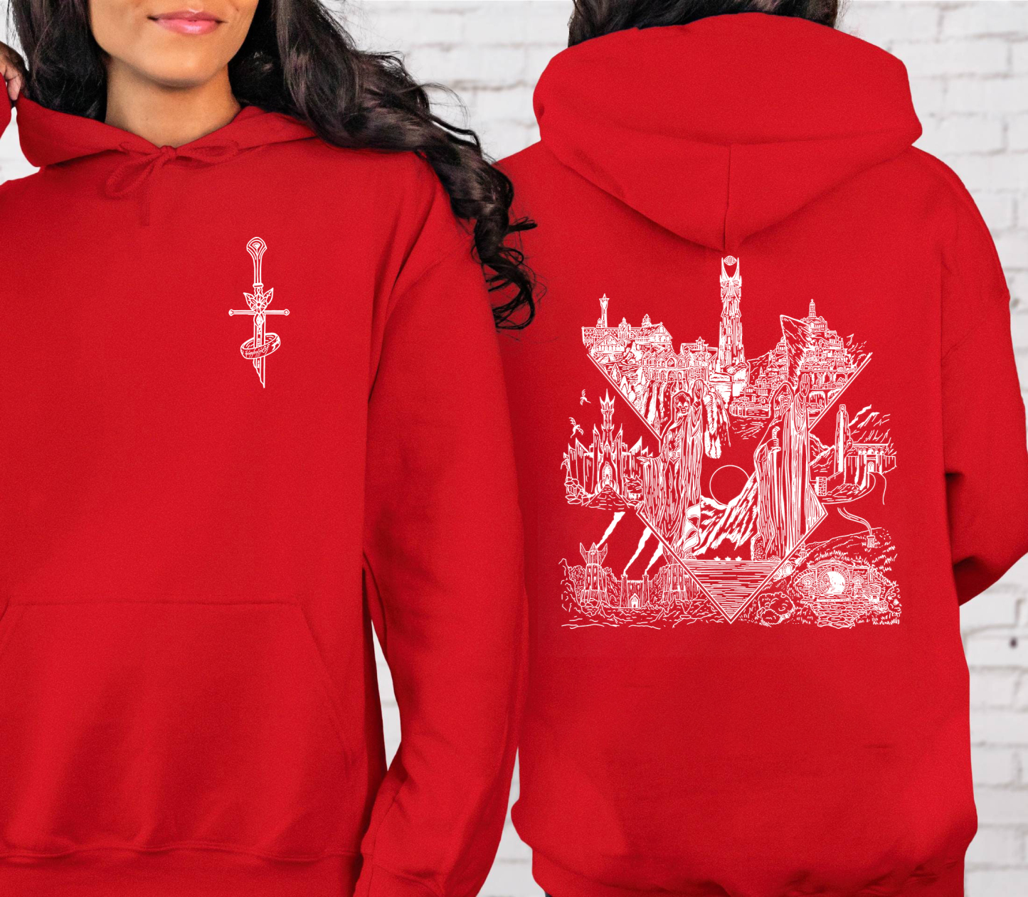 LOTR Middle Earth Inspired Hoodies For Women