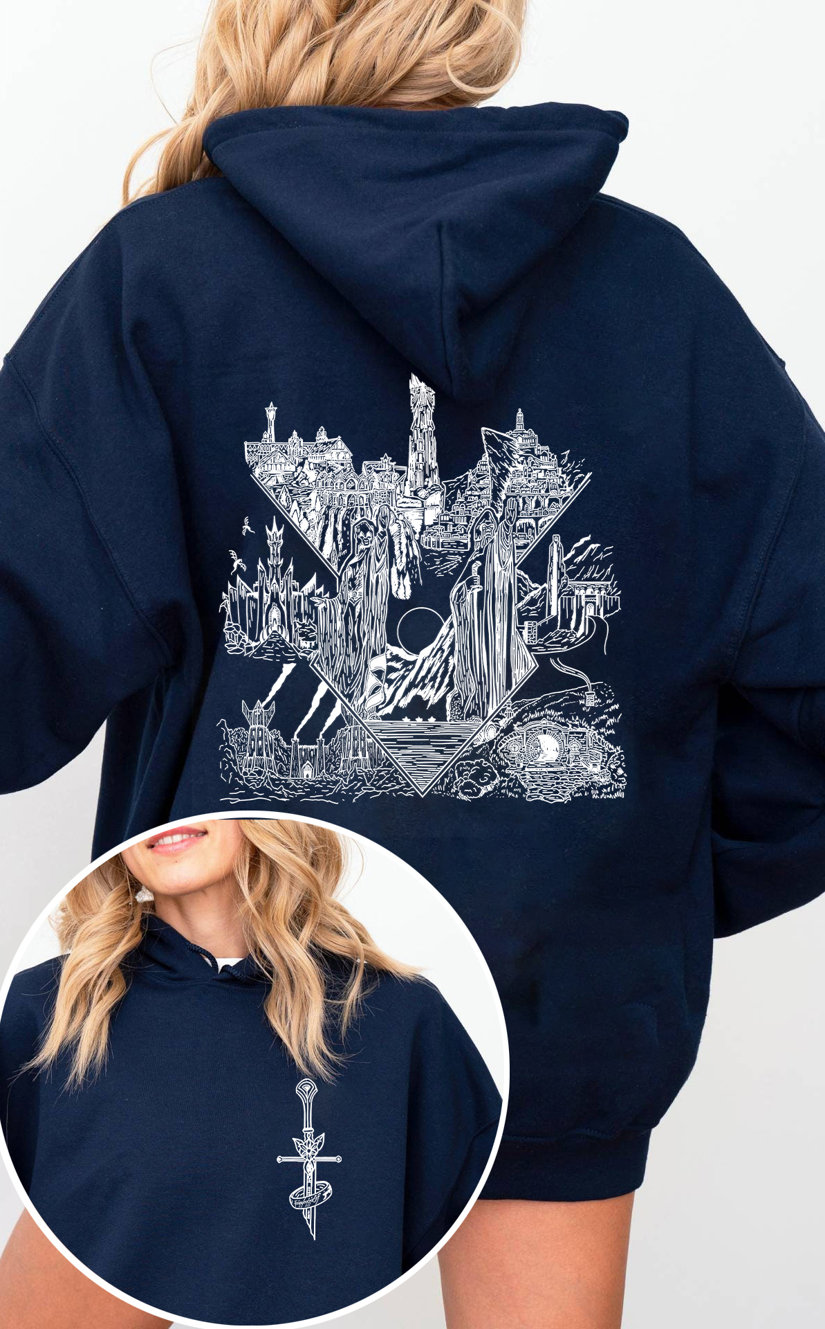 LOTR Middle Earth Inspired Hoodies For Women