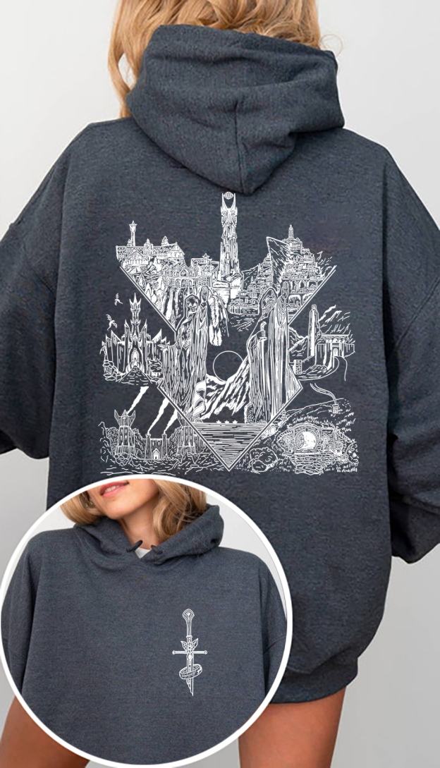 LOTR Middle Earth Inspired Hoodies For Women