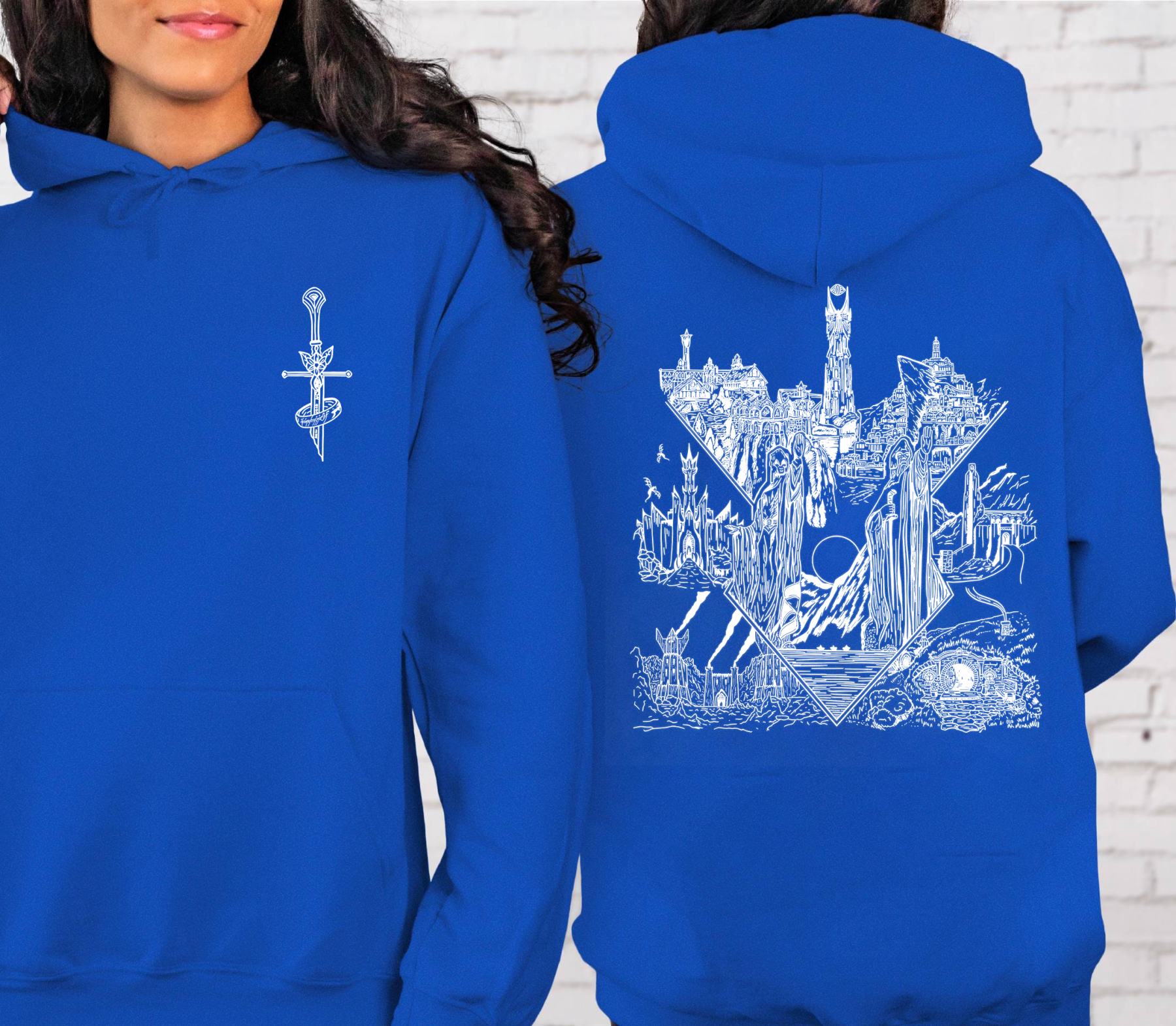 LOTR Middle Earth Inspired Hoodies For Women