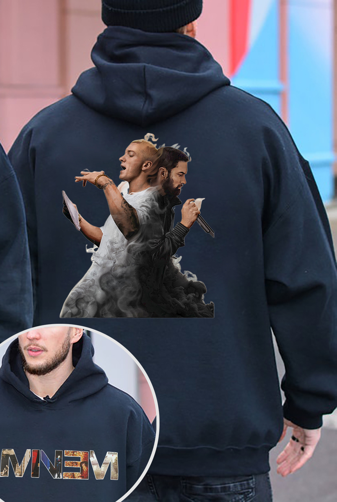 Eminem Rap God Men Hoodies