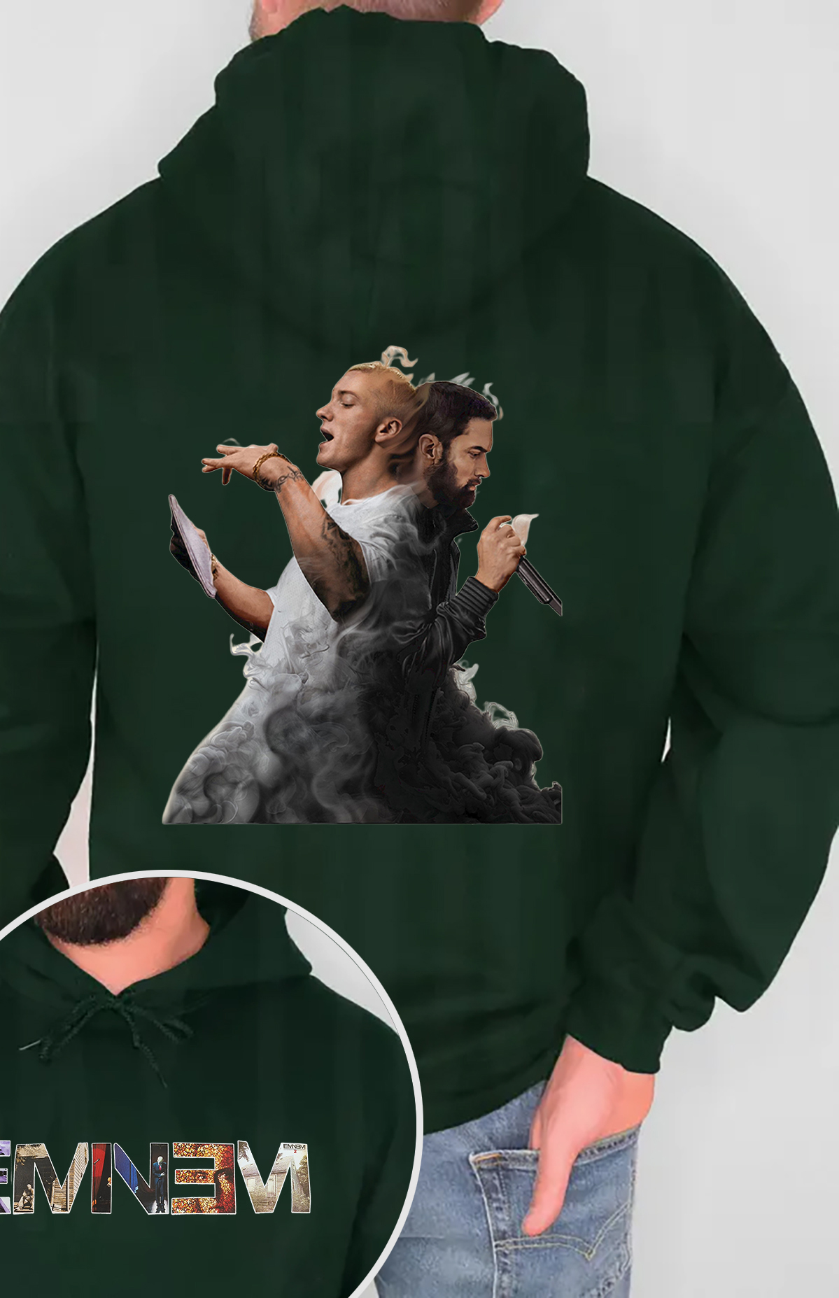 Eminem Rap God Men Hoodies