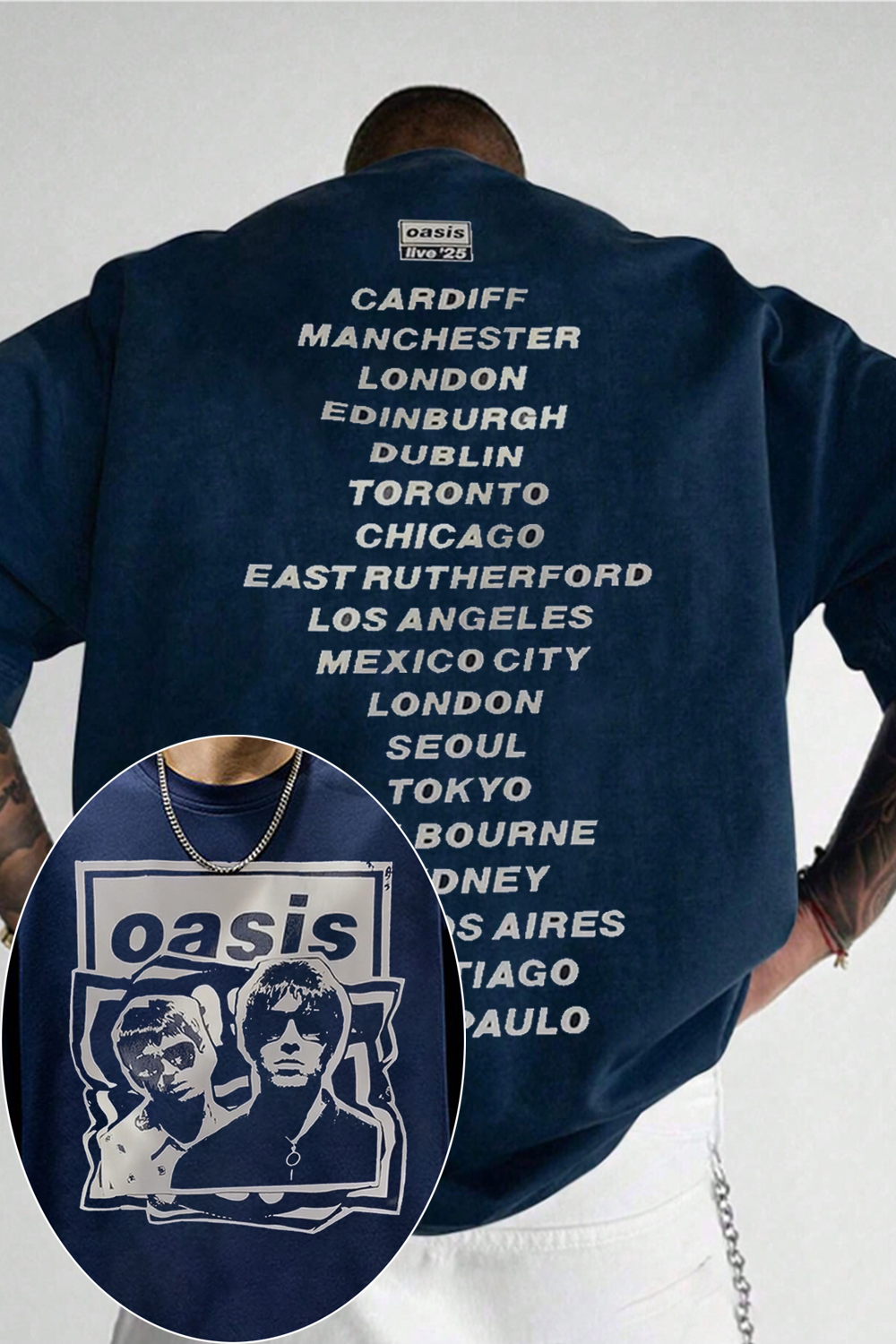 Oasis Live 25 Tour Shirt