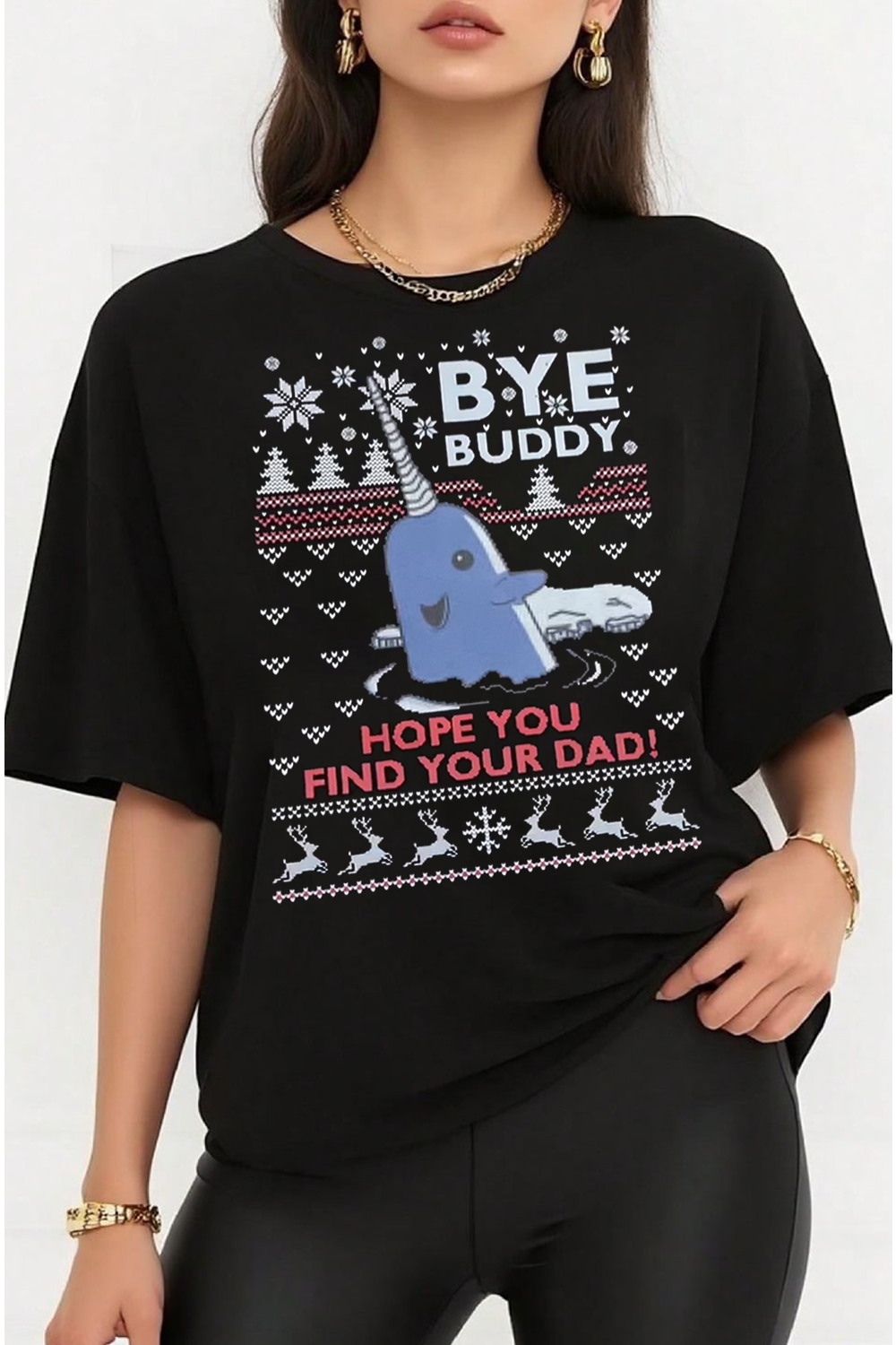 Say “Bye Buddy” In Style This Xmas 🐳✨Shirt