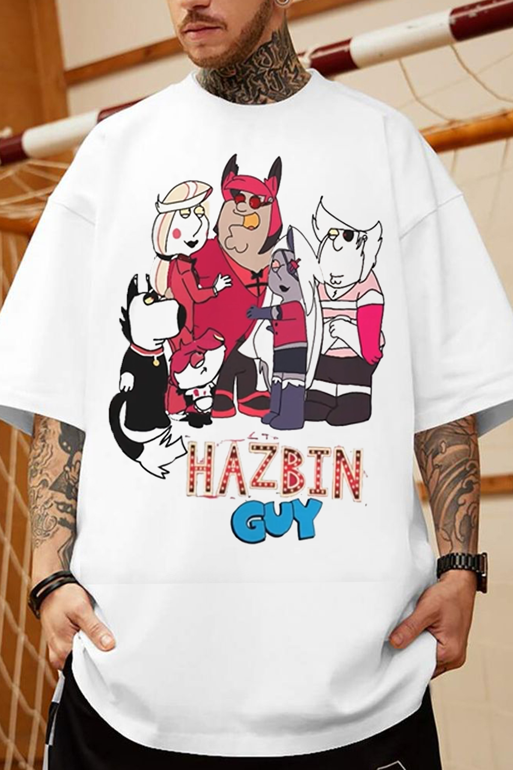 Hazbin Hotel x Peter Griffin Tee