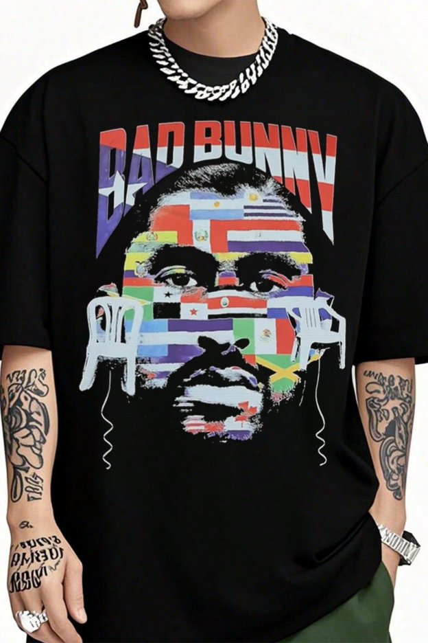 Bad Bunny Latin America Flag Shirt