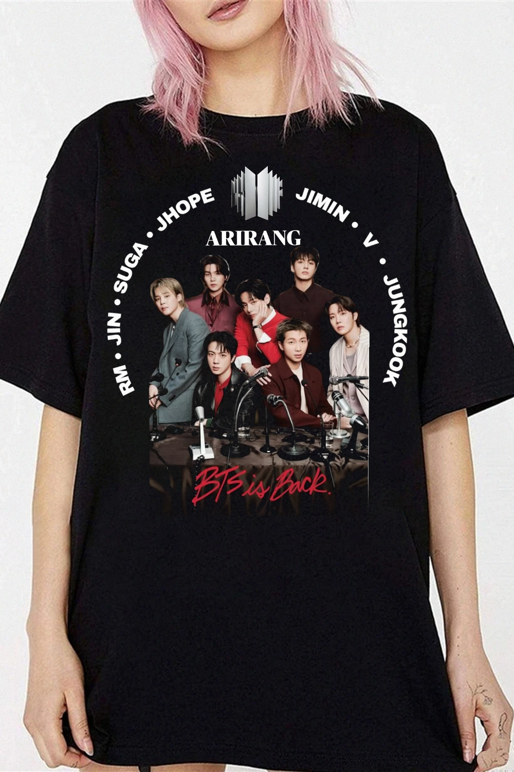 BTS Is Back T-Shirt
