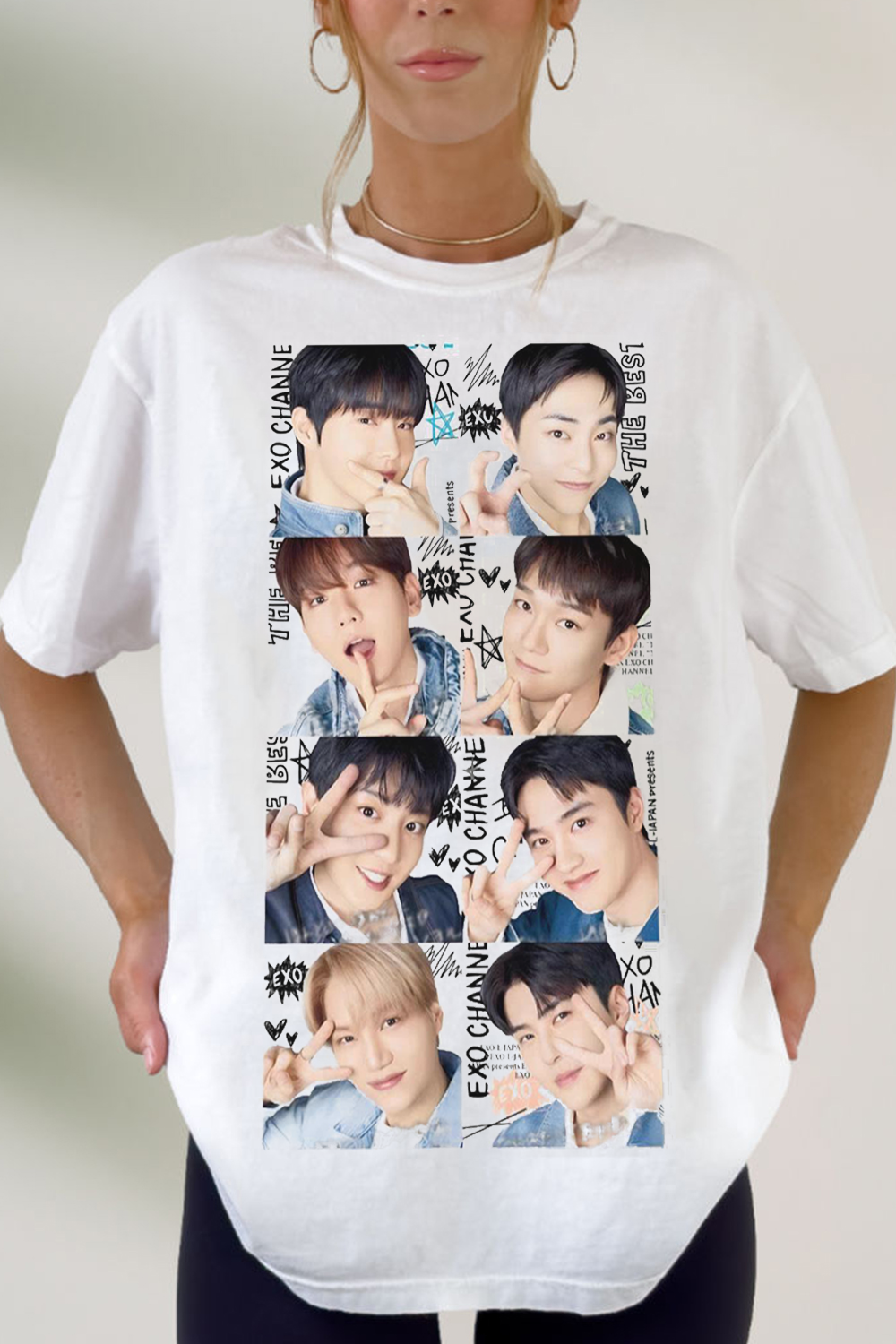 EXO Fans Printed Shirt