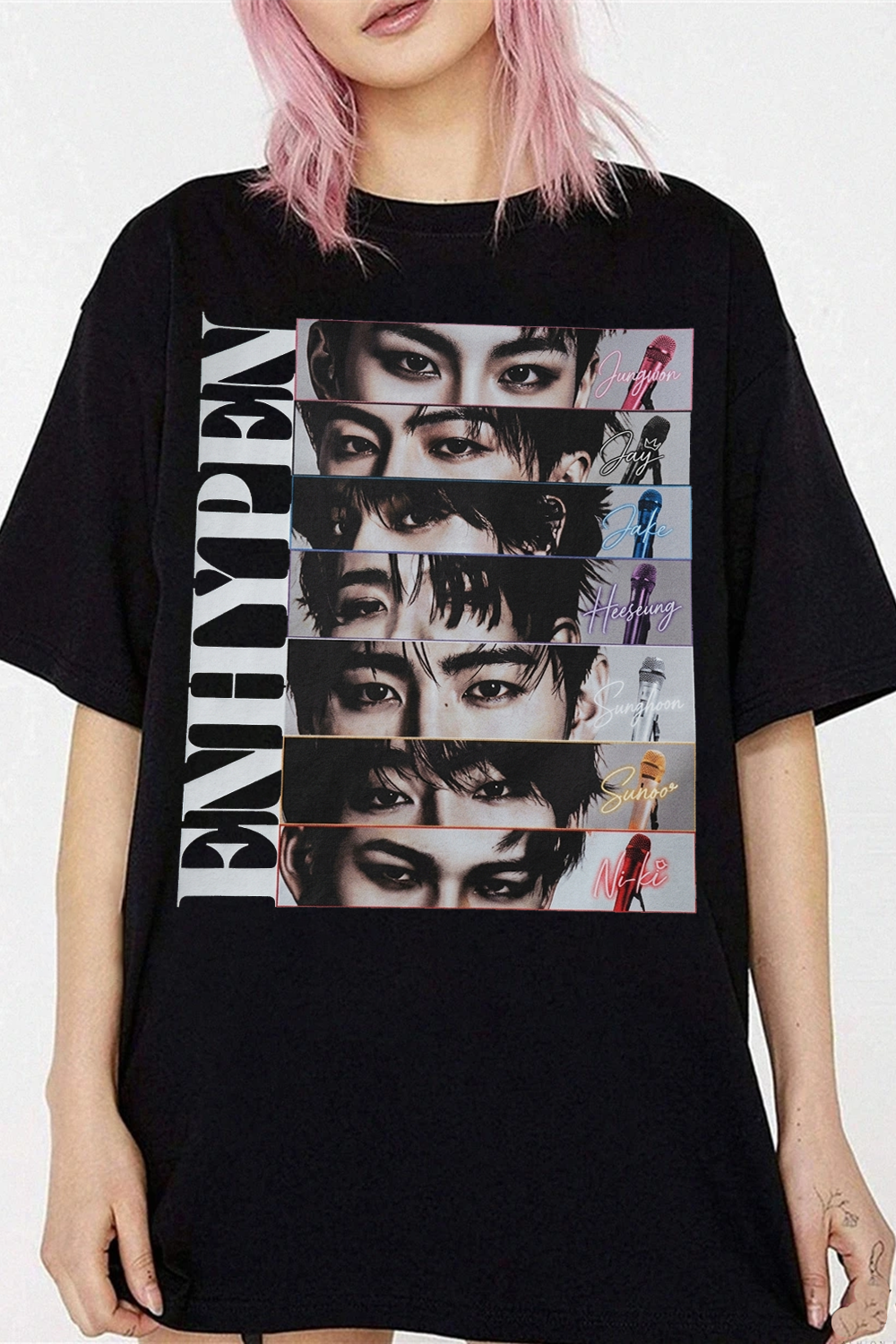 Enhypen Member Collage Tee