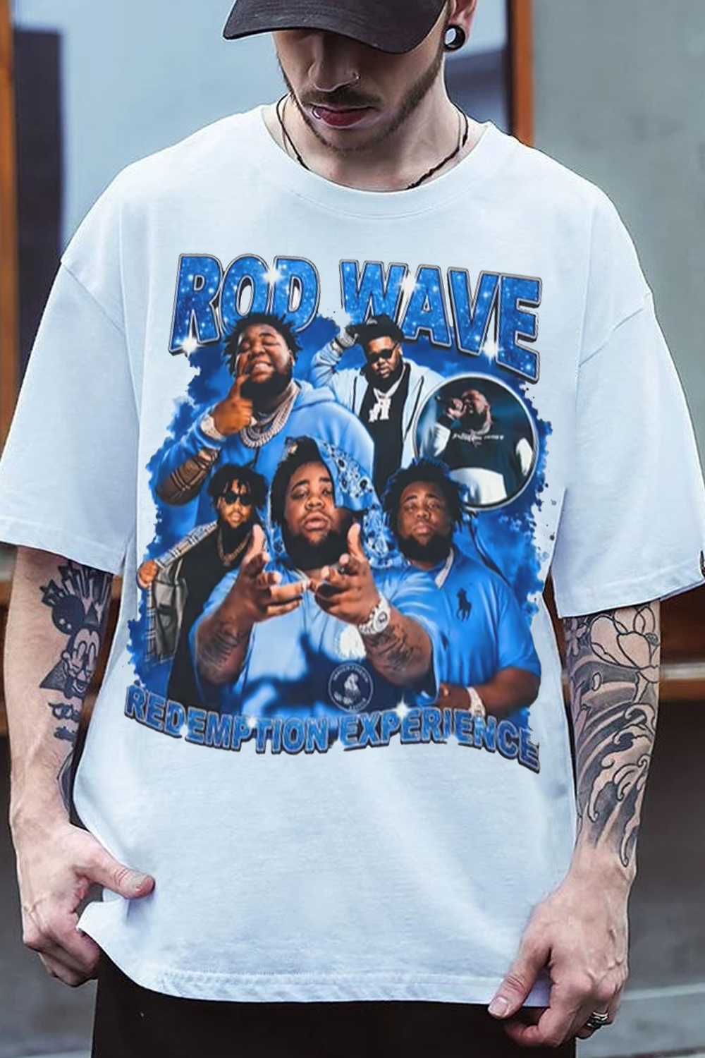 Redemption Experience Tour Rod Wave Fan T-Shirt