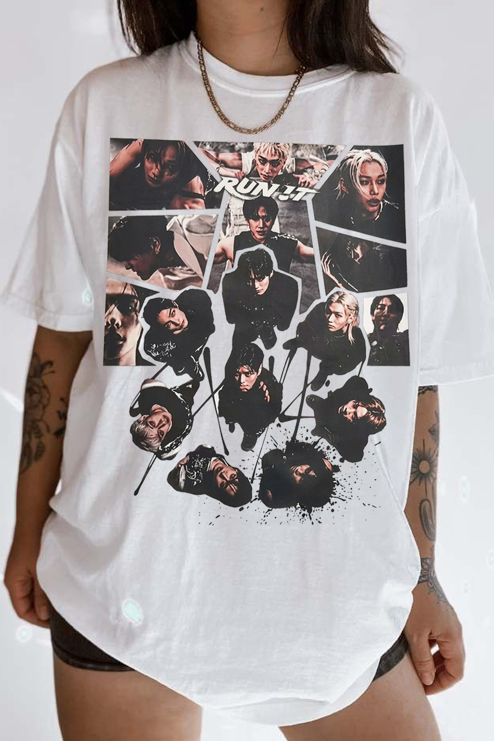 Stray Kids Run It Fan T-Shirt