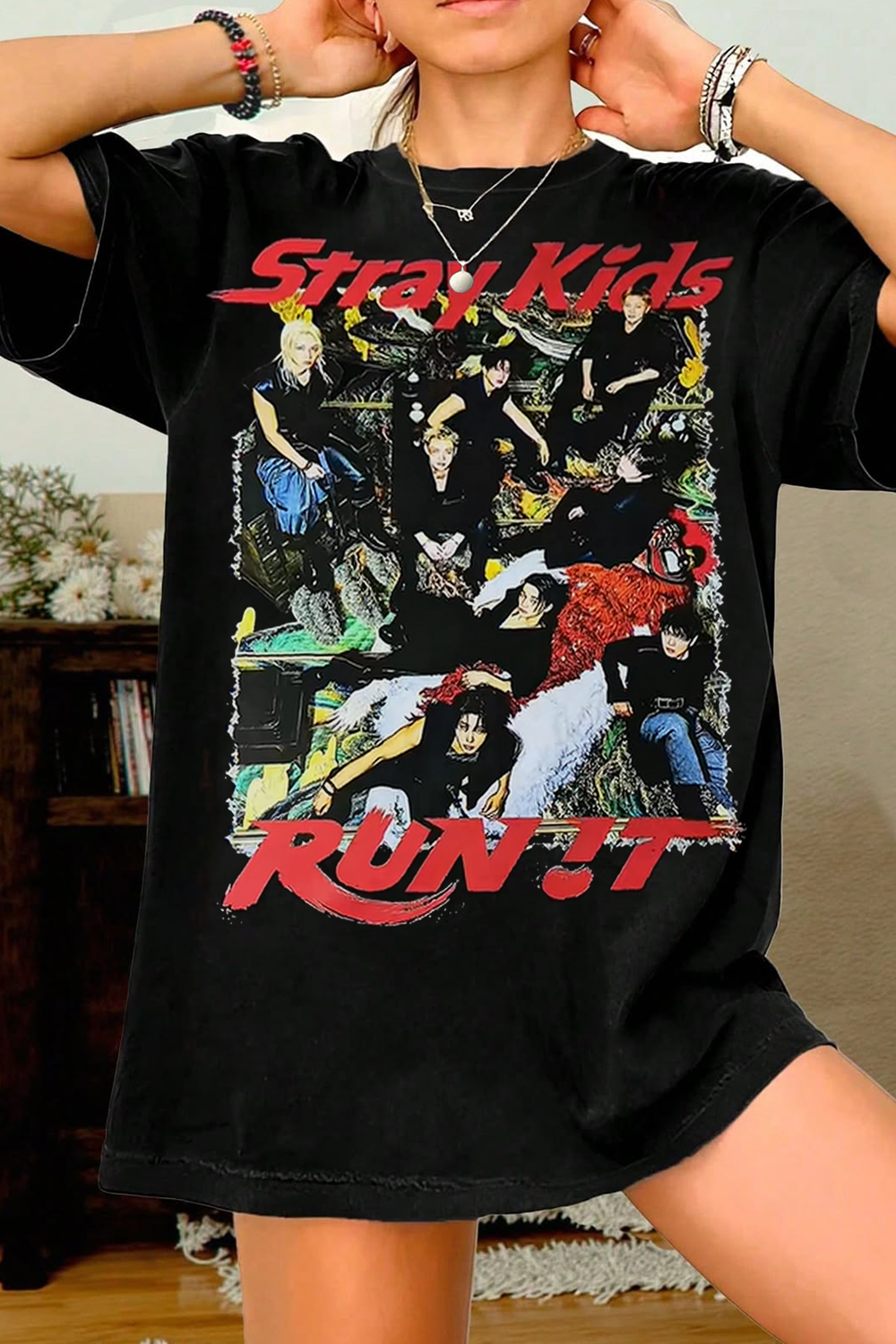 Stray Kids Run It Fan Concert T-Shirt