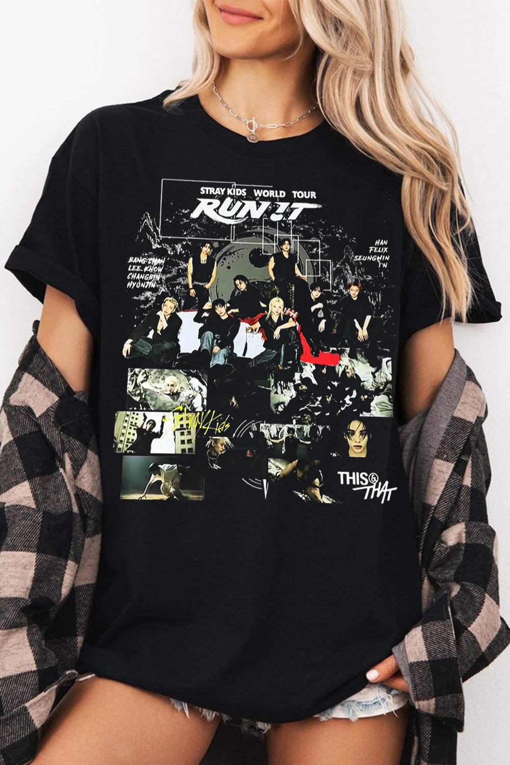 Stray Kids Run It World Tour T-Shirt