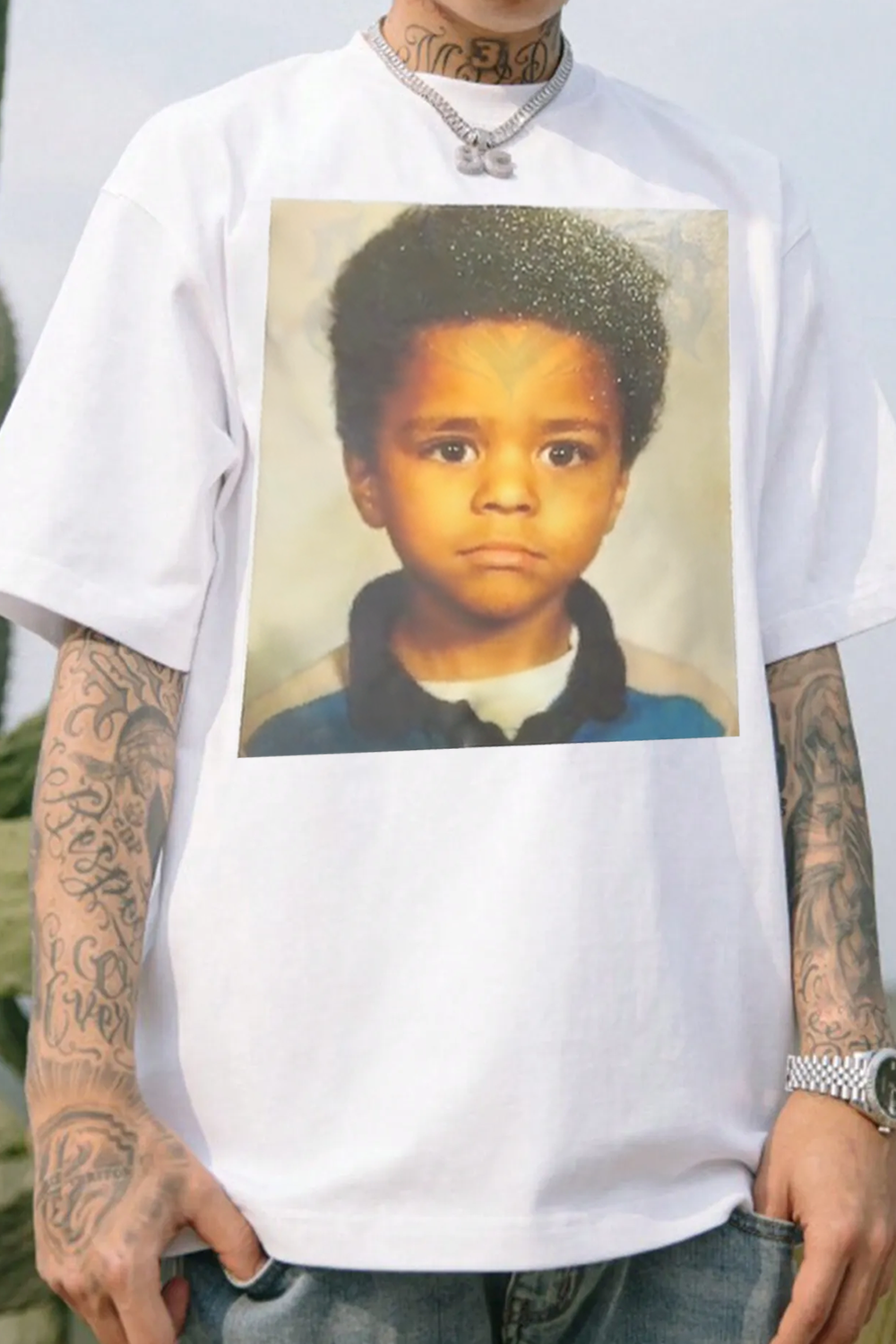 J.Cole Childhood Photo Shirt