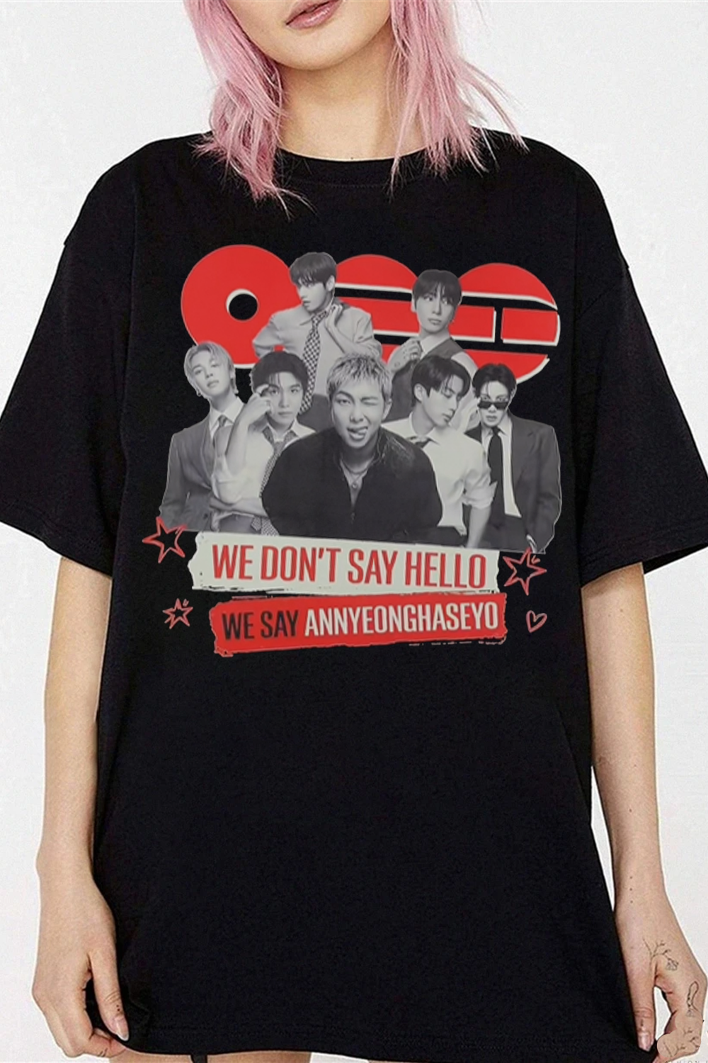BTS We Don't Say Hello We Say Annyeonghaseyo Shirt