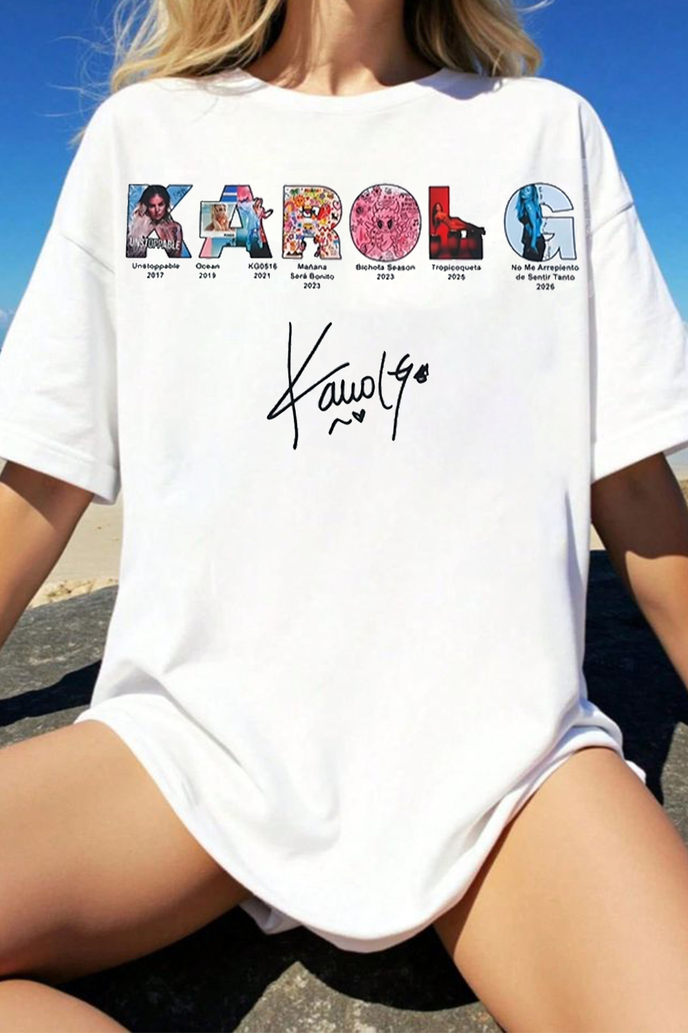 Karol G Album Cover Collage T-Shirt