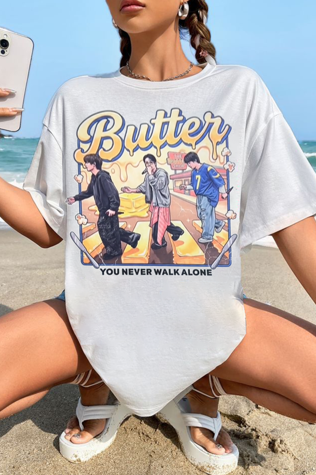 BTS Butter Cartoon Tee