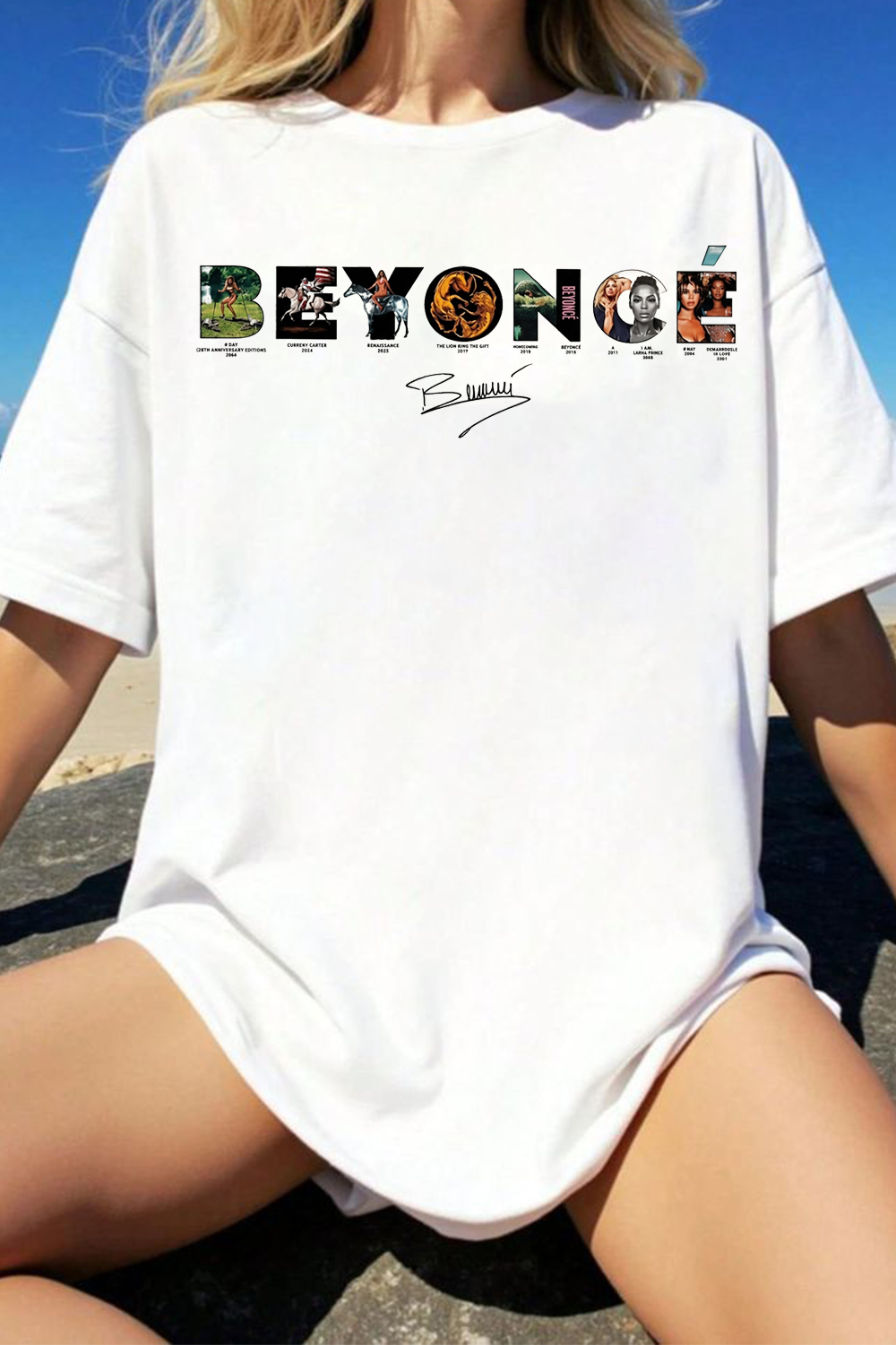 Beyoncé Album Collage T-Shirt