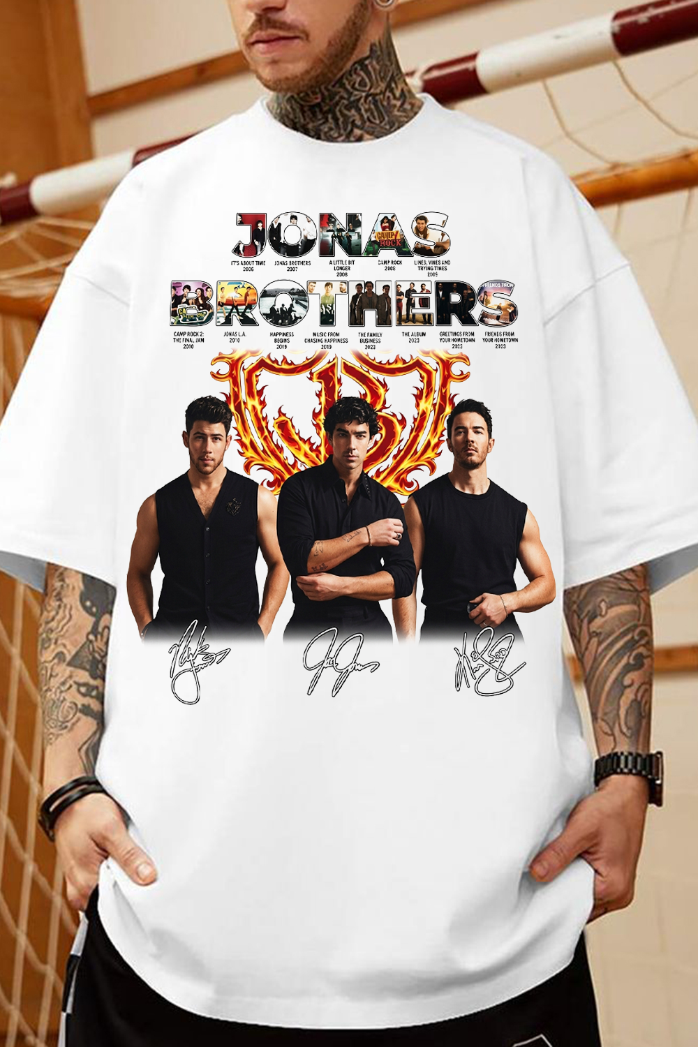 Jonas Brothers Vintage Graphic T‑Shirt