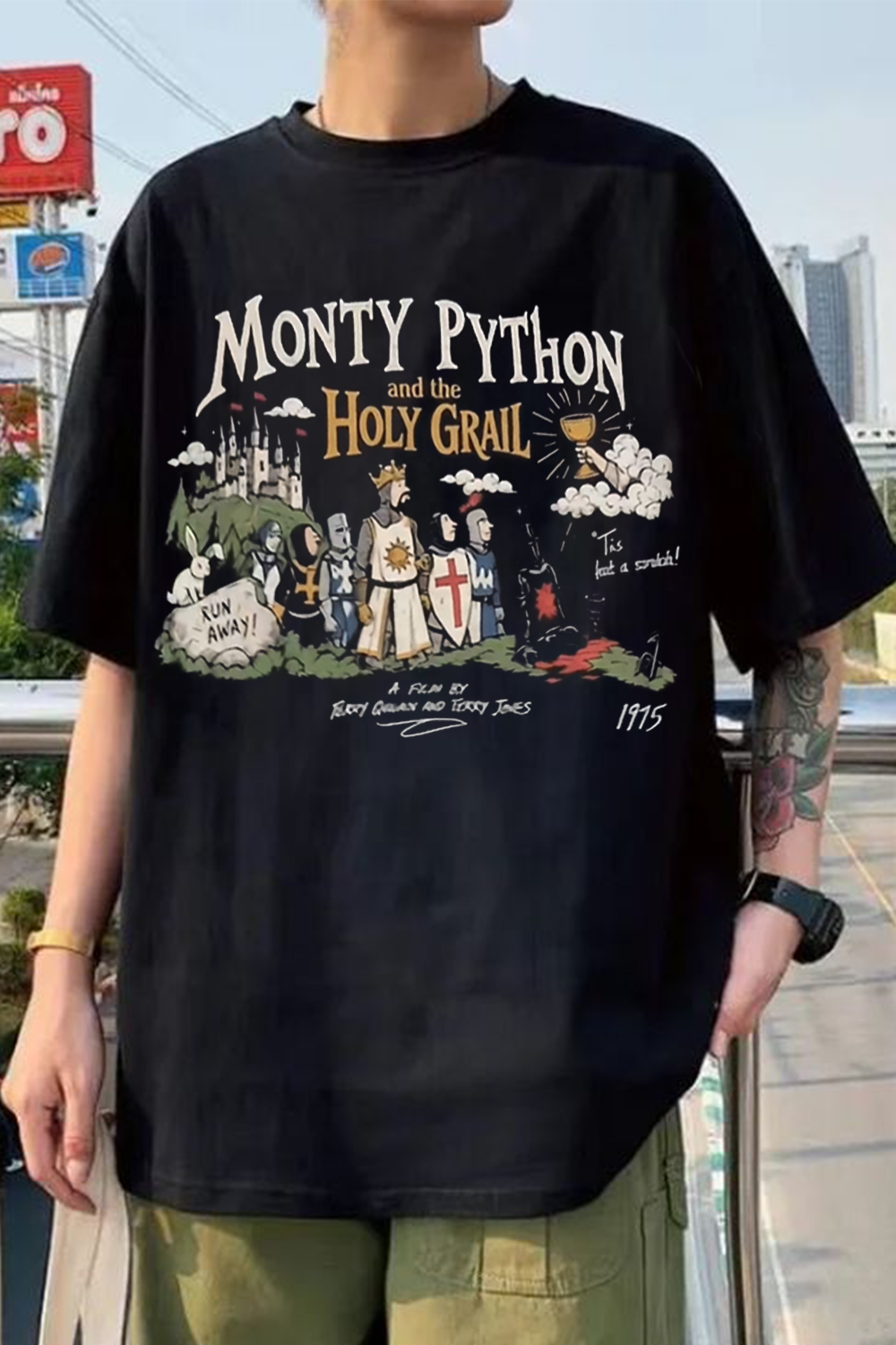 Monty Python Holy Grail Vintage Graphic Tee