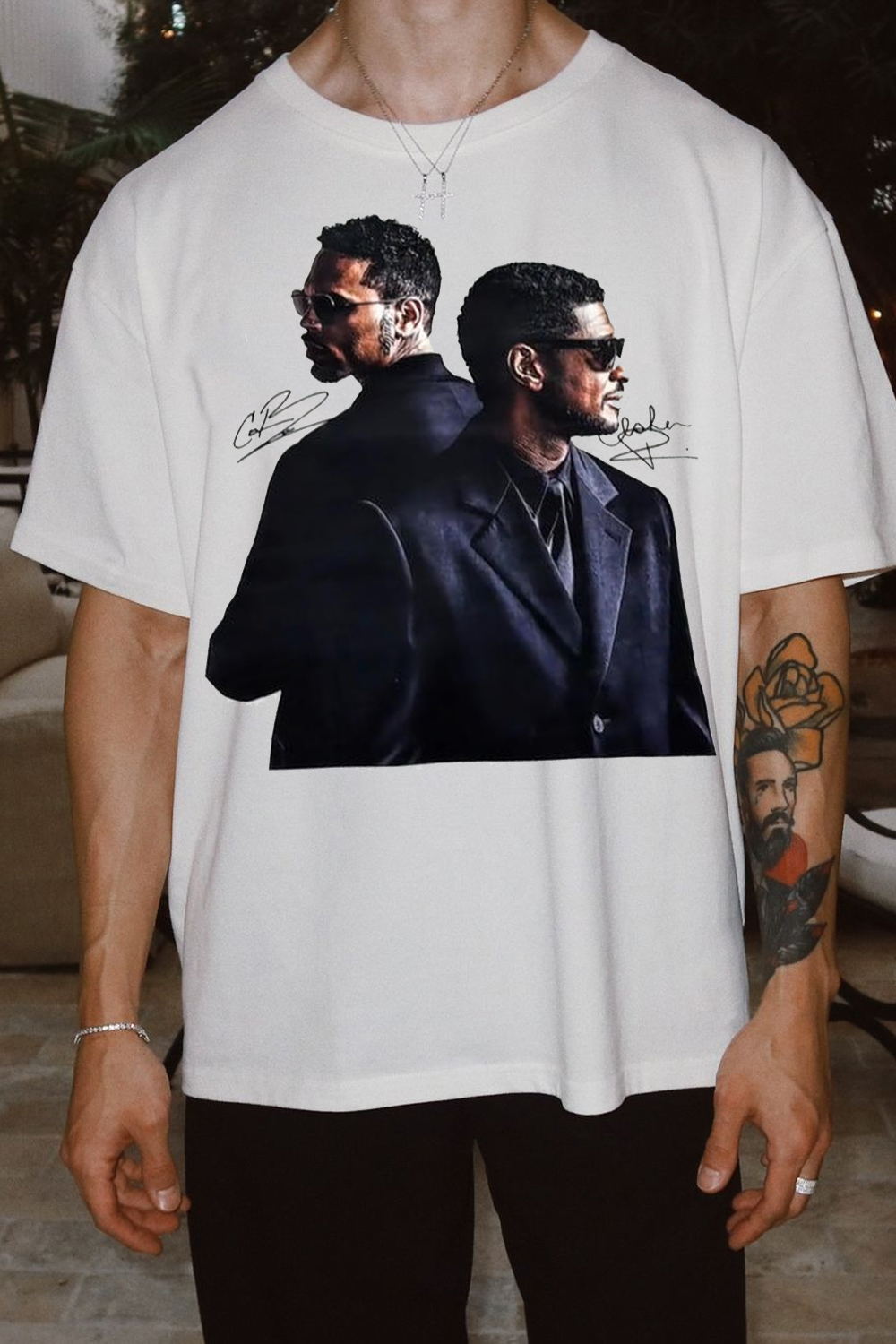 Chris Brown And Usher Tee