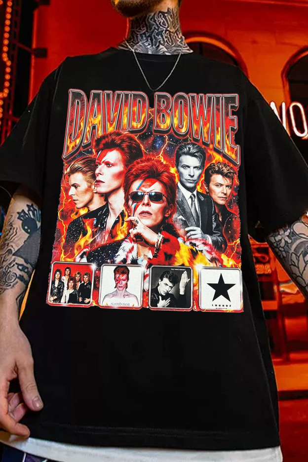 David Bowie Graphic Print T-Shirt