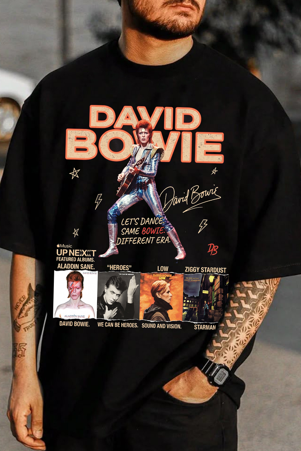 David Bowie Poster Print Tee
