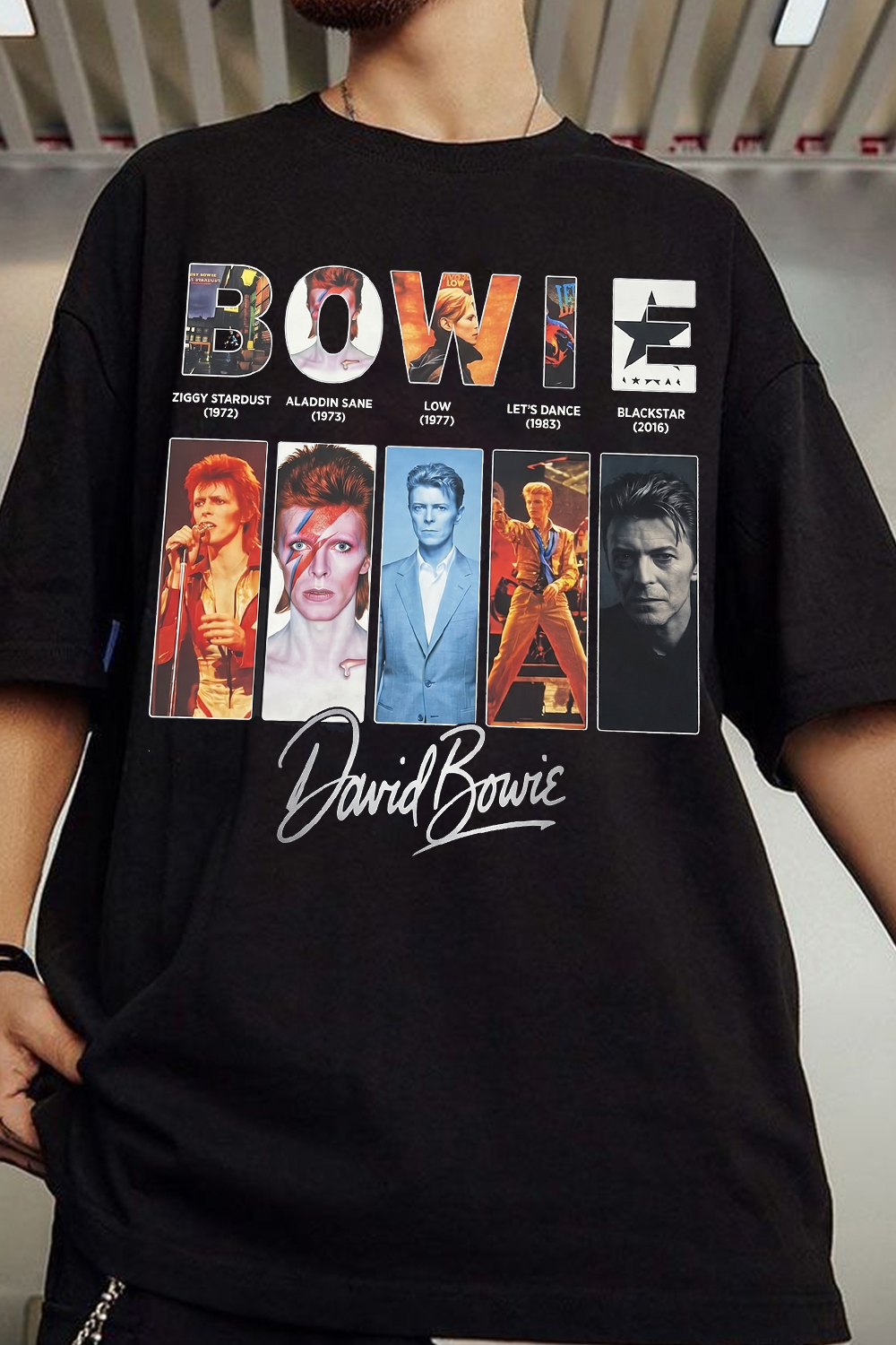 David Bowie Album Print T-Shirt