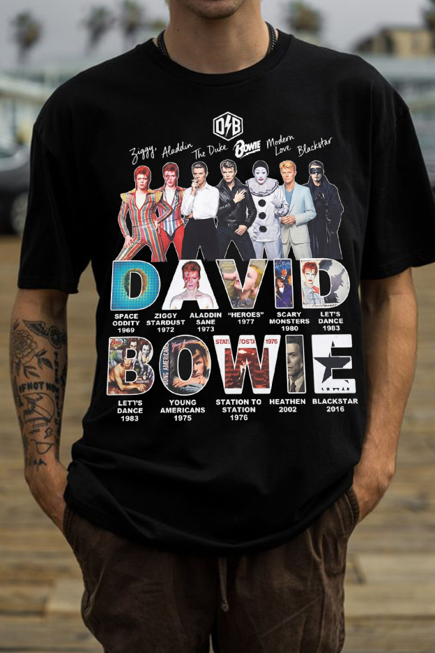 David Bowie Classic Album Print Tee