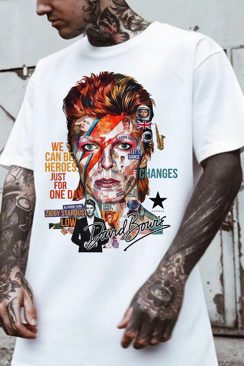 David Bowie Vintage Short-Sleeve T-Shirt