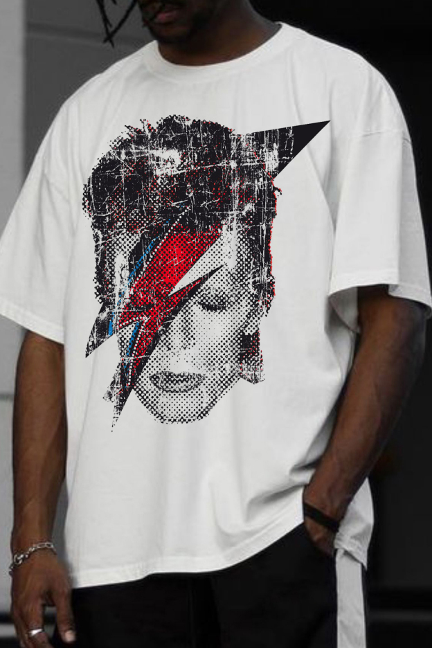 David Bowie Album-Themed Short-Sleeve T-Shirt