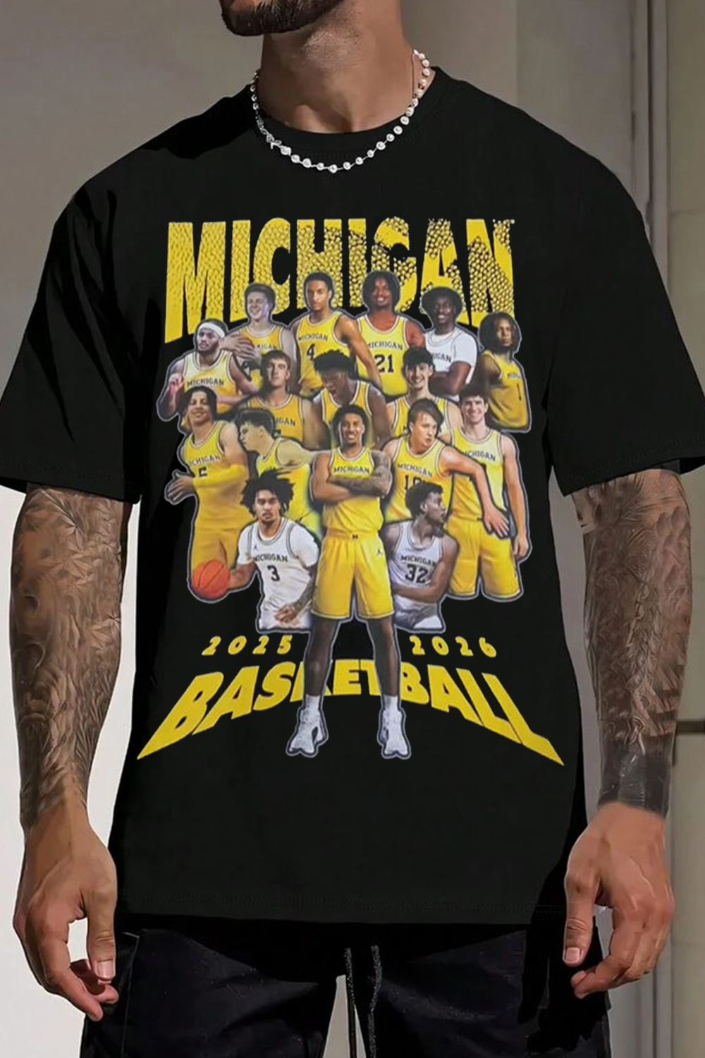Michigan Basketball Tee