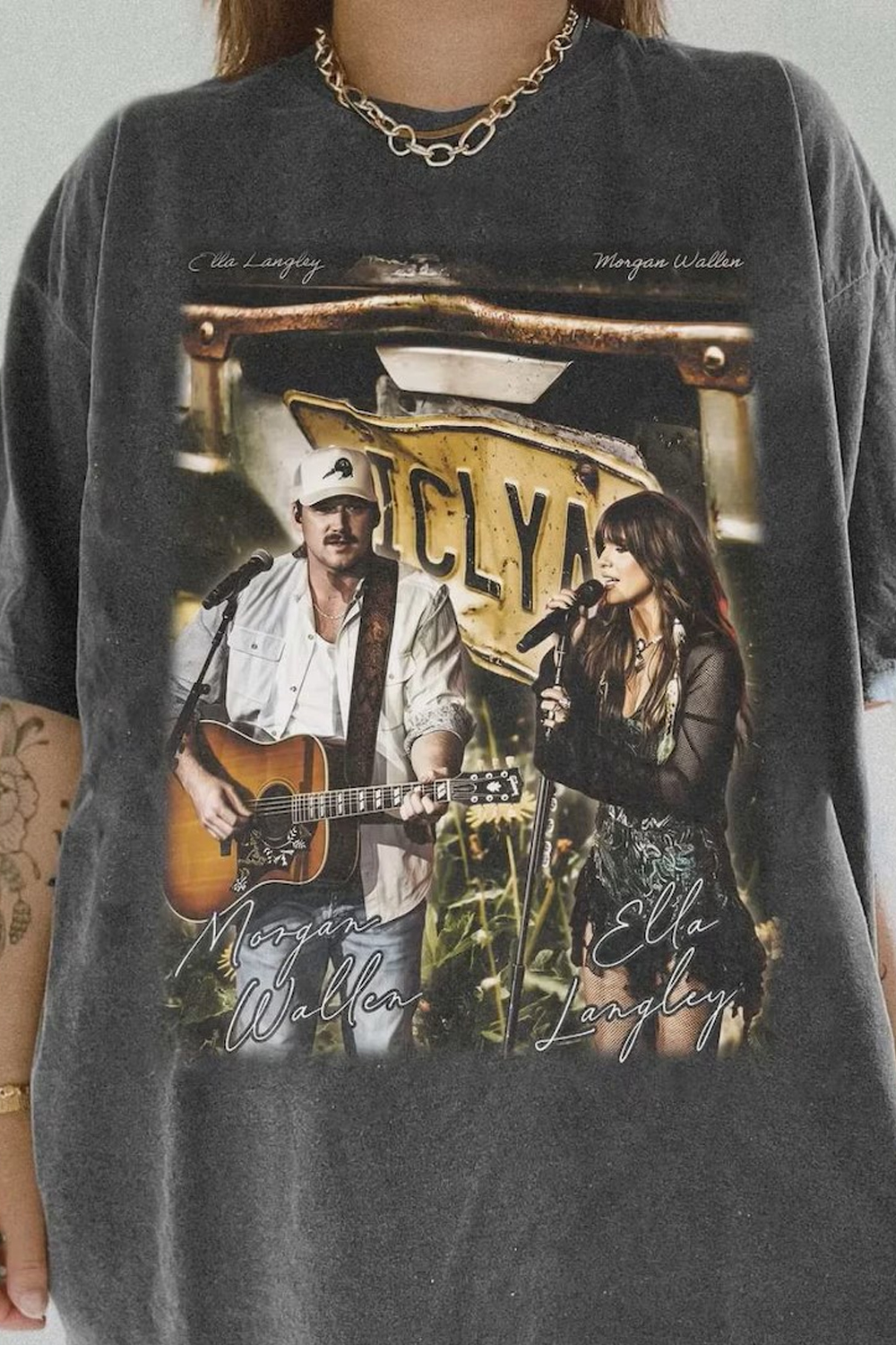 Ella Langley Retro Poster T-Shirt