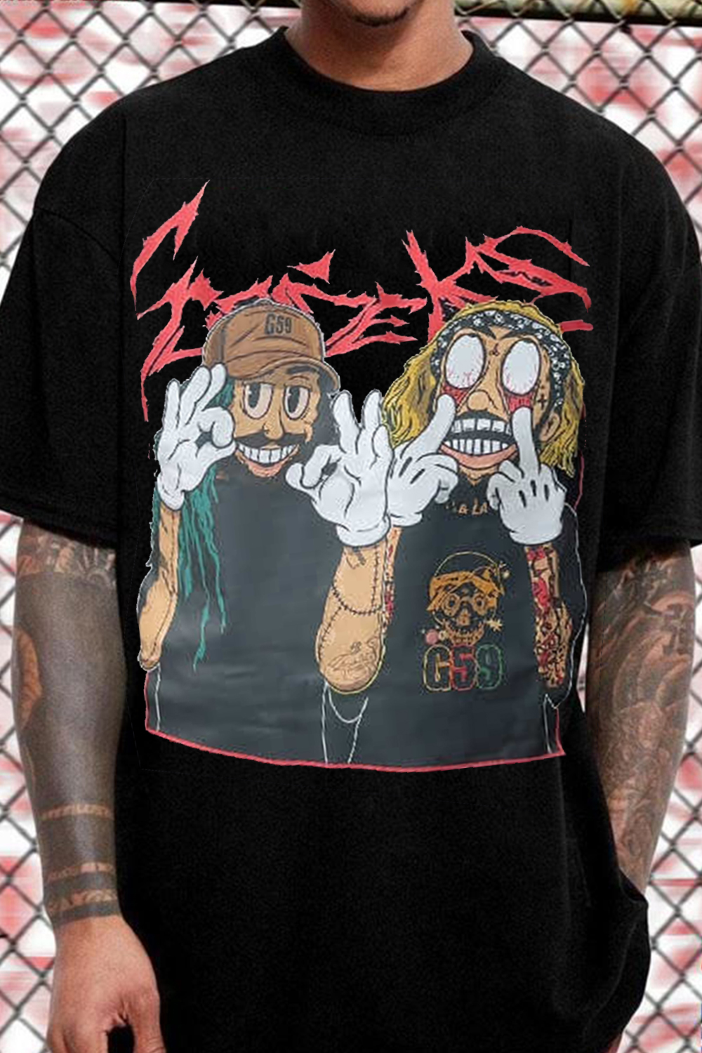 G59 Vintage Rap Graphic Tee 🖤