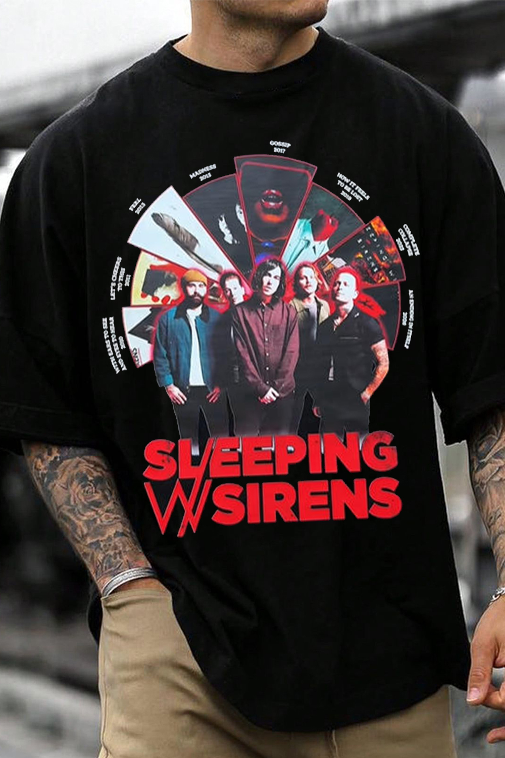 Sleeping With Sirens Merch ❤Tee