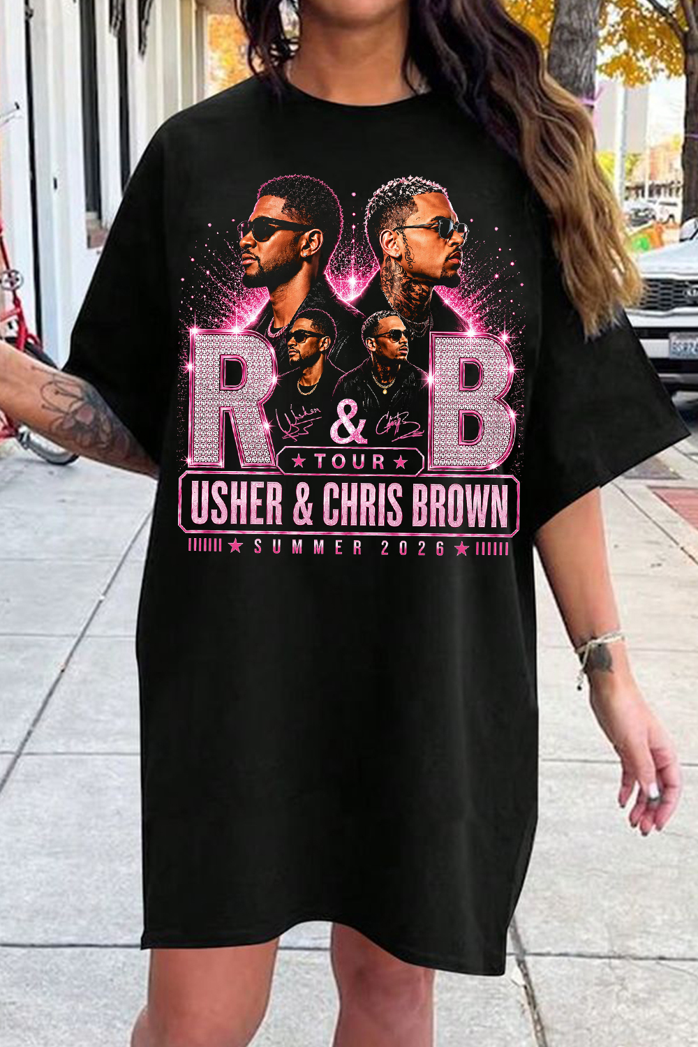 CB& Usher Tee