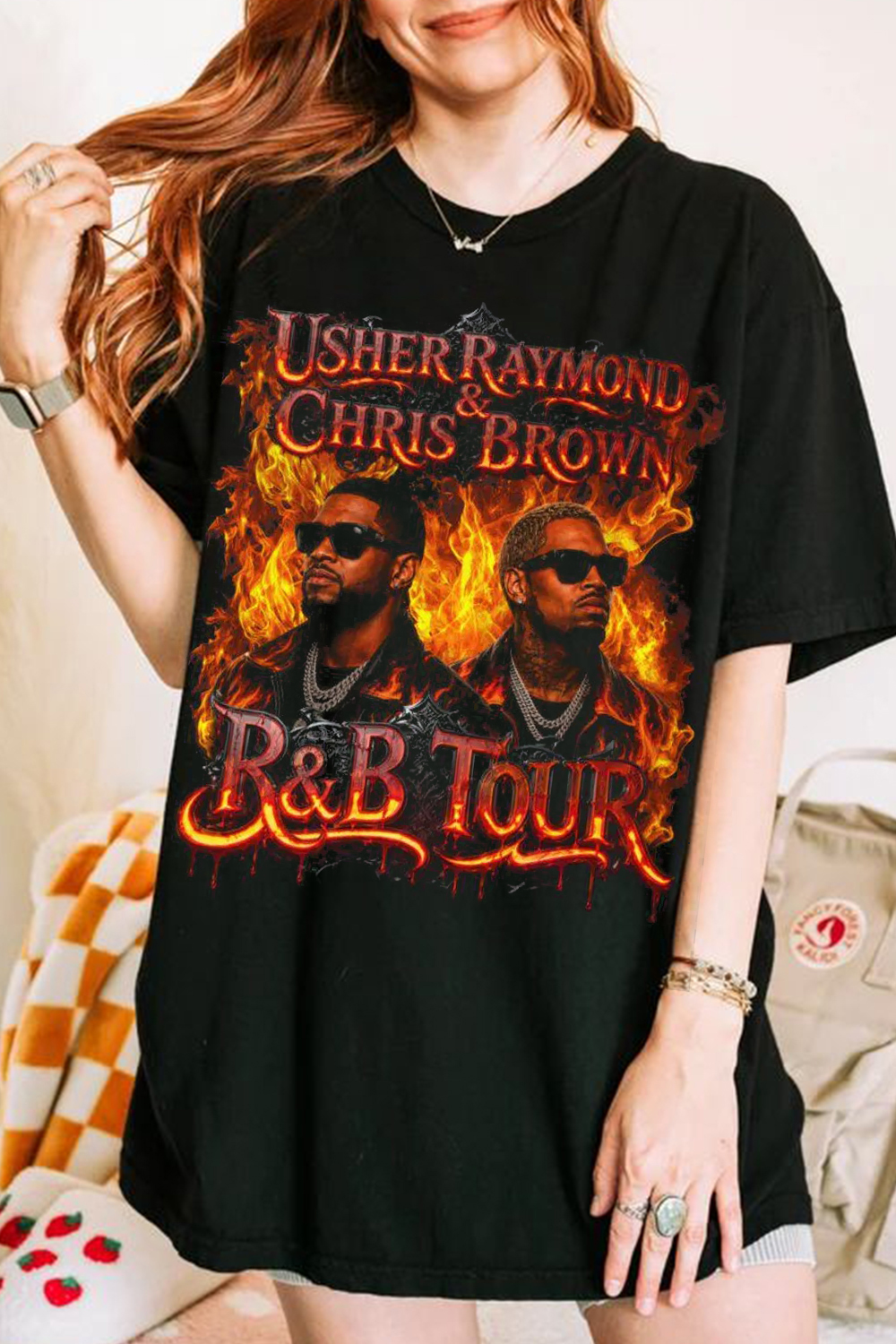 Chris Brown Usher R&B Tour  Shirt