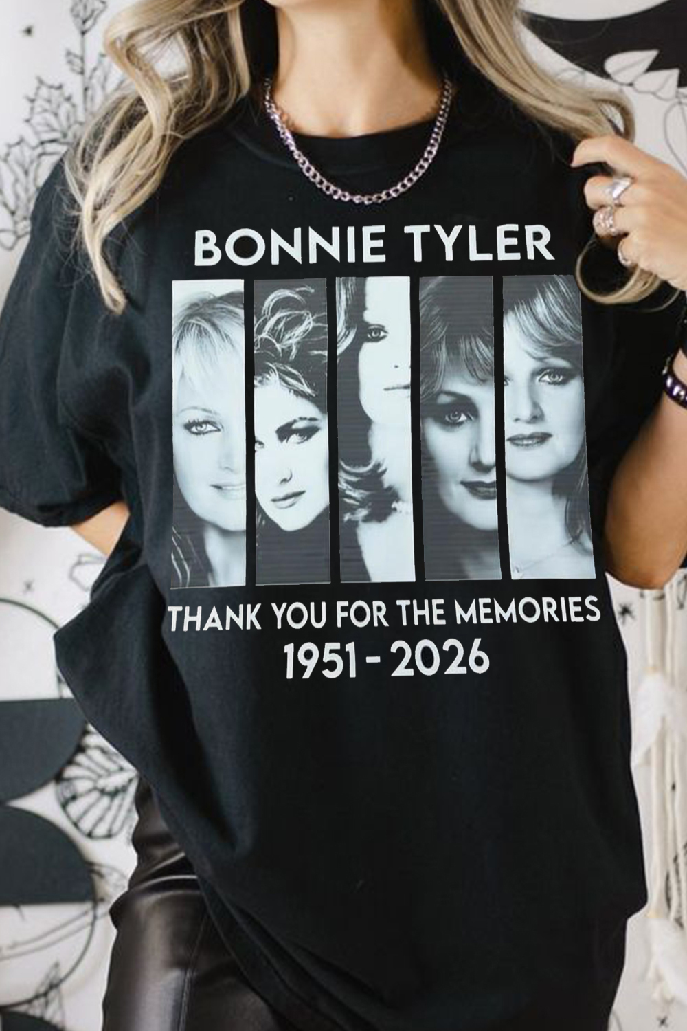 Thank You For Memories ❤ Bonnie Tyler Tee