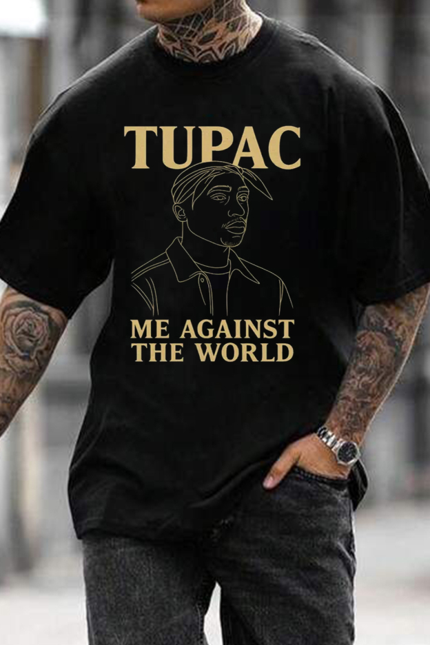 Tupac 'Me Against The World' Poster: 90s West Coast Hip Hop Art