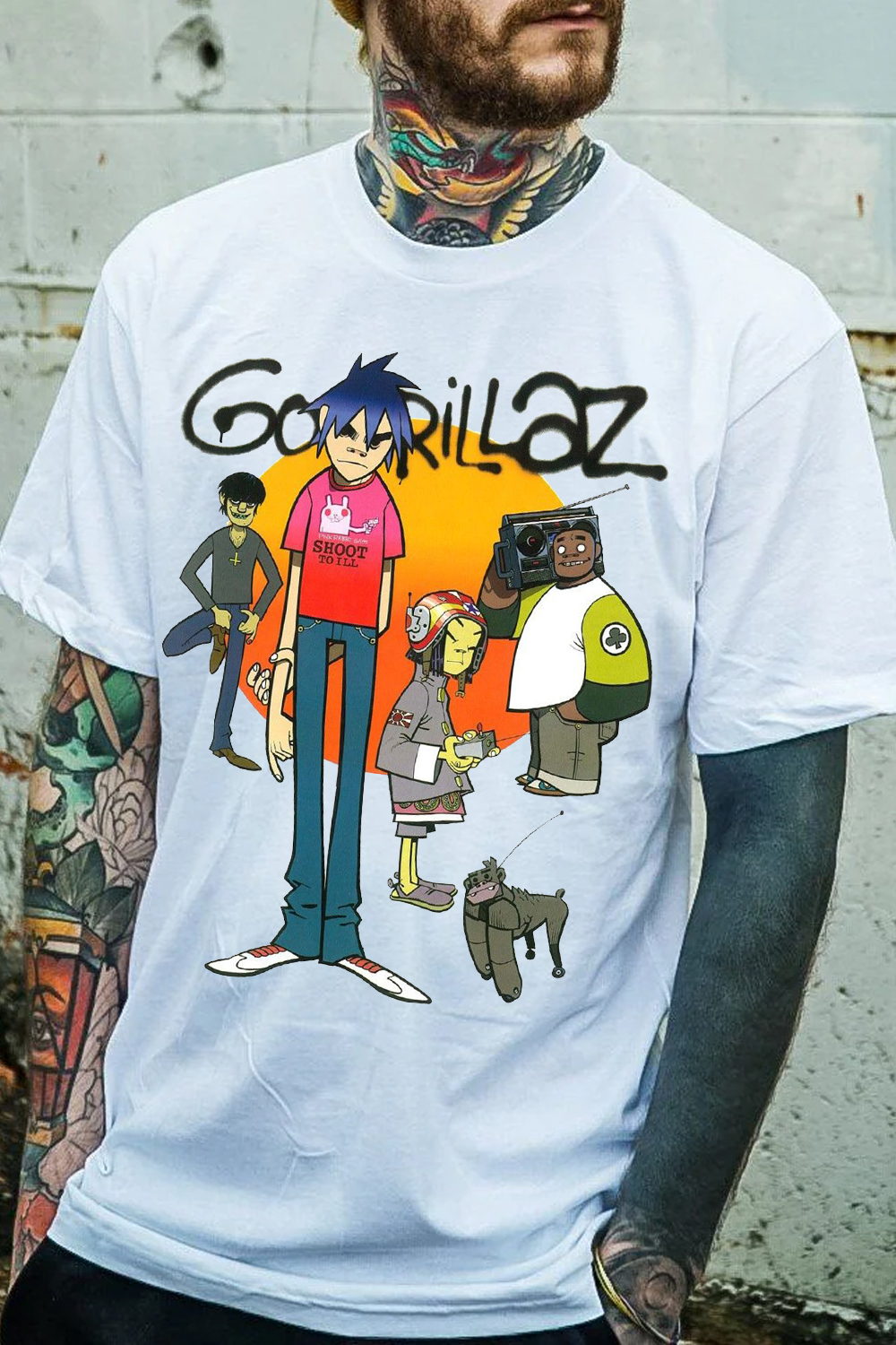 Gorillaz Band Group T-Shirt